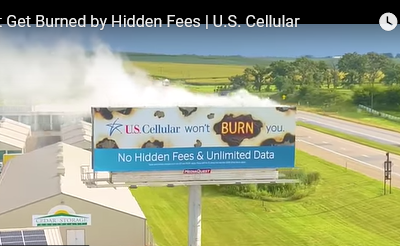 Is your ad on fire to attract attention?